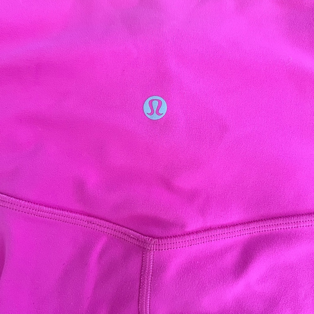 Lululemon Sonic Pink double lined leggings